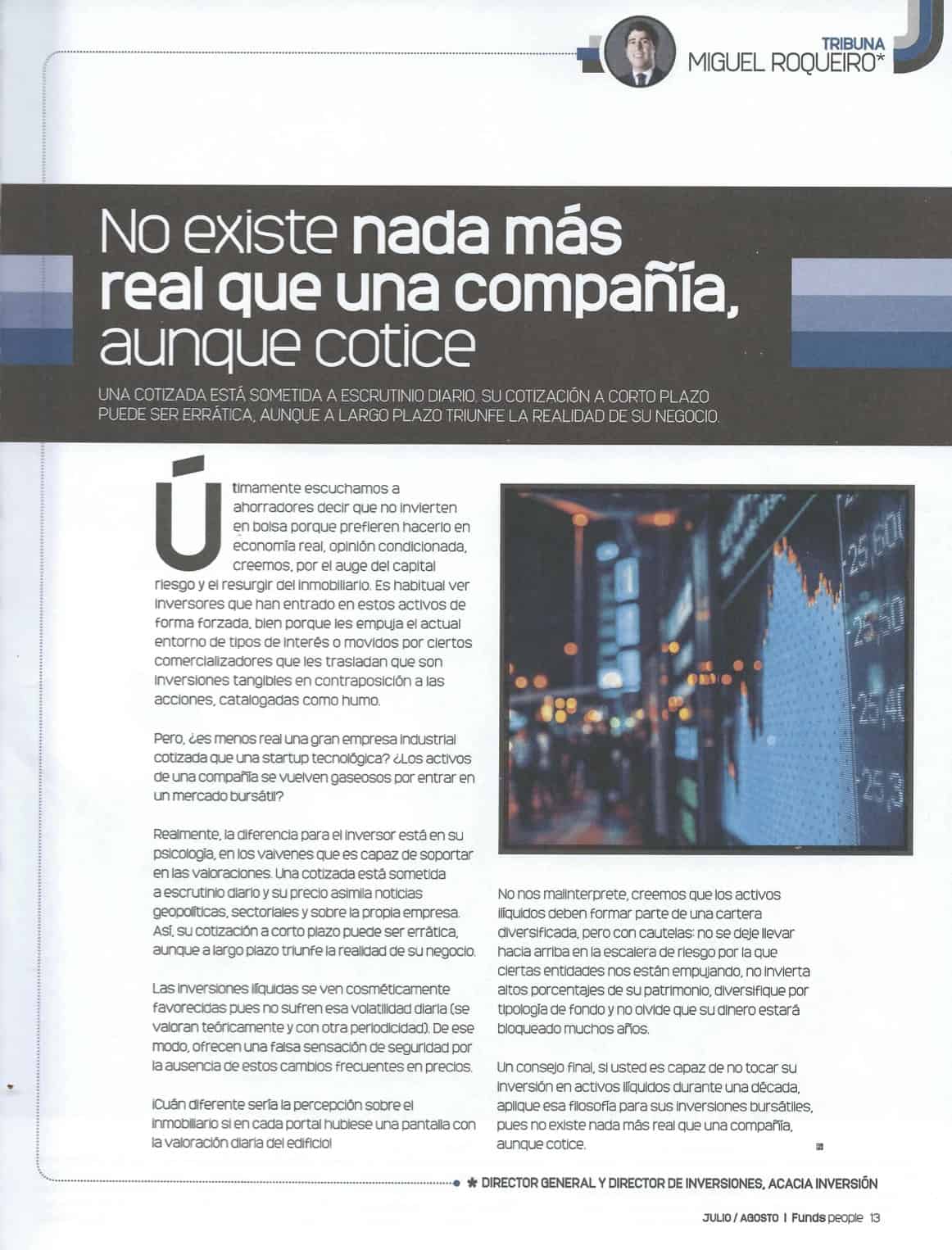 Miguel Roqueiro y Ander Arcaraz en Funds People